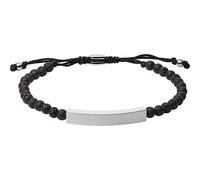 Fossil Braccialetto Perline Pietra Lavica Vintage Casual JF03247040 - Bracciale