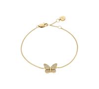 Fossil Bracciale a catena sottile da donna in acciaio inox con chiusura a moschettone