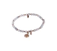 FOSSIL Braccialetto 'VINTAGE MOTIFS' grigio / bianco Donna FOSSIL One Size