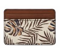 Fossil Bronson Custodia per carte di credito in pelle 10 cm natural (ML4518-101)