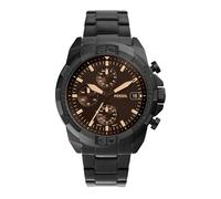 Fossil Bronson Watch for Men, Quartz Chronograph movement with Leather or Stainless steel Strap