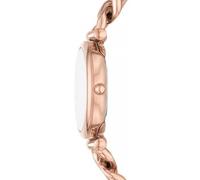 Fossil Carlie Orologio per donna, movimento al quarzo con cinturino in acciaio o in pelle, Tonalità oro rosa