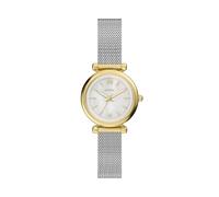 Fossil Carlie ES5463 - Orologio da donna in acciaio inox, 28 mm, colore: oro