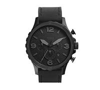 Fossil Cinture da uomo in pelle con fibbia marrone, 50mm, Nero