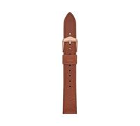 Fossil Cinturino da Donna, Pelle o Pelle Litehide da 16 mm, Castano
