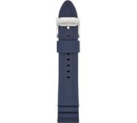 Fossil - Cinturino intercambiabile per orologi da uomo, larghezza 22 mm, cinturino in silicone, S221302, Blu acciaio, 200+/- 5MM