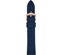 Fossil - Cinturino intercambiabile per orologio, da Donna, larghezza 18 mm, bracciale in silicone, Blu, S181370