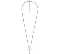 Fossil Collana Da Uomo, Lunghezza: 508mm+50.8mm, Larghezza: 16.8mm, Altezza: 31.8mm Collana In Acciaio Inossidabile, JF04401040, Argento Lucido