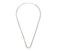 Fossil Collana da uomo, Collana a catena in acciaio inox, tutto impilato, Argento (Silver)