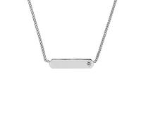 Fossil Collana da donna, Collana a catena in acciaio inossidabile