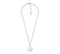 Fossil Collana Da Donna Drew, Lunghezza: 460mm+55mm, Larghezza: 21.5mm, Altezza: 21.5mm Collana In Acciaio Inox Argento, JF04384040