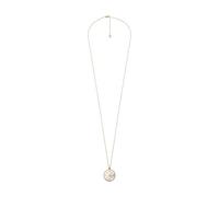 Fossil Collana da donna in acciaio inox color oro, JF04864710, Taglia unica, Acciaio inossidabile, Nessuna pietra preziosa