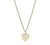 Fossil Collana Da Donna Vintage Iconic, Lunghezza Totale: 45,7 Cm + 5,1 Cm Di Estensione Della Catena In Acciaio Inossidabile Dorato, JF03080710
