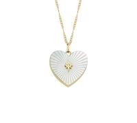 Fossil Romantica collana placcata in oro Locket JF04430710