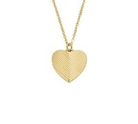 Fossil Affascinante collana placcata in oro Cuore Harlow JF04652710