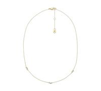 Fossil Collana da donna in ottone con chiusura a moschettone, Oro chiaro