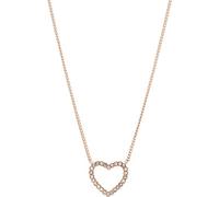 Fossil Collana Da Donna Vintage Glitz, Lunghezza 40,6 Cm, Estensione 5,1 Cm Collana In Acciaio Inossidabile Oro Rosa, JF03086791