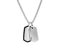 Fossil Collana Da Uomo Vintage Casual, L: 609,6 mm + 50,8 mm L: 14,2 mm Collana In Acciaio Inossidabile, JF03996040