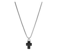 Fossil Collana Da Uomo, Lunghezza: 45,7 Cm + 5 Cm, Larghezza: 13,6 mm Collana In Acciaio Inossidabile, JF03856040