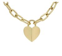 Fossil Collana Distintiva Placcata Oro Heart Harlow Jf04656710 - Collana