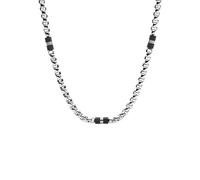 FOSSIL Collana 'JF03314040' nero / argento Uomo - Accessori - Gioielli - Collane FOSSIL One Size