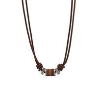 FOSSIL Collana marrone, Taglia One Size