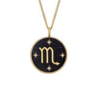 Fossil Collana Placcata Oro Scorpione Scritto Nelle Stelle Jf04845710 - Collana