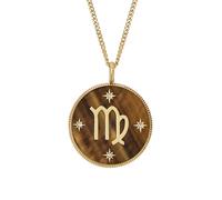 Fossil Collana Placcata Oro Vergine Scritto Nelle Stelle Jf04843710 - Collana