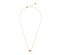 Fossil Collana da donna Sadie in acciaio inox color oro JF04856710, Taglia unica, Acciaio inossidabile, Nessuna pietra preziosa, Oro Zafferano