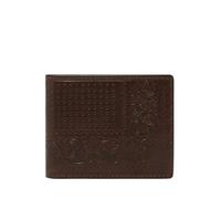 Fossil Derrick, Accessori da Viaggio-Portafoglio bi-Fold Uomo, Marrone, X-Small