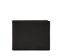 Fossil Derrick, Bifold Uomo, Nero, 11.43 cm L x 1.9 cm W x 8.9cm H