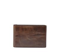 Fossil Derrick Money-Clip Portafoglio Bifold Uomo, Marrone, Taglia unica
