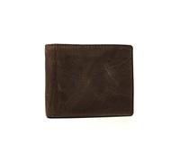 Fossil Derrick Set di portafogli in pelle o poliestere per uomo, 11.4 cm L x 2.5 cm W x 9.5 cm H, Marrone caramello