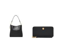 Fossil Donna Borsa Jessie in Pelle Nera e Portafoglio Lennox, Set