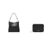 Fossil Donna Borsa Jessie in Pelle Nera e Portafoglio Logan, Set