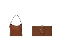 Fossil Donna Jessie Borsa in pelle marrone e portafoglio Harwell, Set