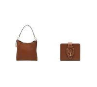 Fossil Donna Jessie Borsa in pelle marrone e portafoglio Harwell, Set