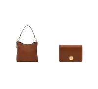 Fossil Donna Jessie Borsa in pelle marrone e portafoglio Lennox, Set