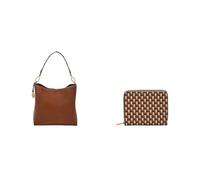 Fossil Donna Jessie Borsa in pelle marrone e portafoglio Logan, Set