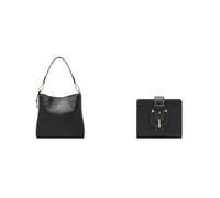 Fossil Donna Jessie Borsa in pelle nera e portafoglio Harwell, Set