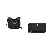Fossil Donna Jolie Borsa in pelle nera e portafoglio Lennox, Set