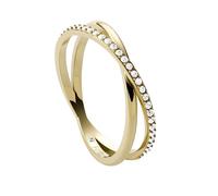 Fossil Elegant gold-plated Anello with crystals JF03752710 - Circuit: 57 mm