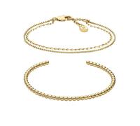 Fossil elegante set di bracciali placcati oro da donna Ellis JA7293SET