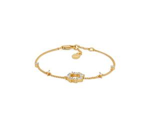 Fossil Ellis JA7296710 - Bracciale da donna in ottone dorato
