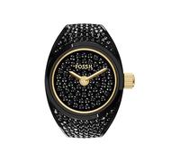 Fossil ES5449 - Anello per orologio a due lancette, in acciaio INOX, colore: Nero