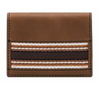 FOSSIL Everett Card Case Bifold Medium Brown