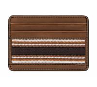 FOSSIL Everett Card Case Medium Brown
