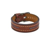 Fossil Everett JF04949040 - Bracciale da uomo in pelle marrone