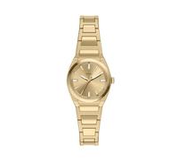 Fossil Everett - Orologio da donna in acciaio inossidabile dorato a tre lancette
