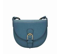 Fossil Everleigh Borsa in pelle o cotone per donna, Blu acciaio, 20.32L cm x7.62W cm x17.78H cm